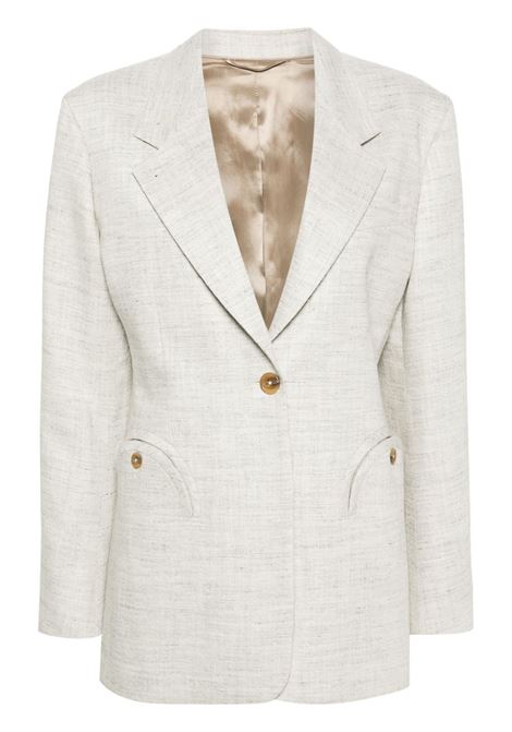 Dark grey Daisy single-breasted blazer - women BLAZÉ MILANO | DGS01LAL0001